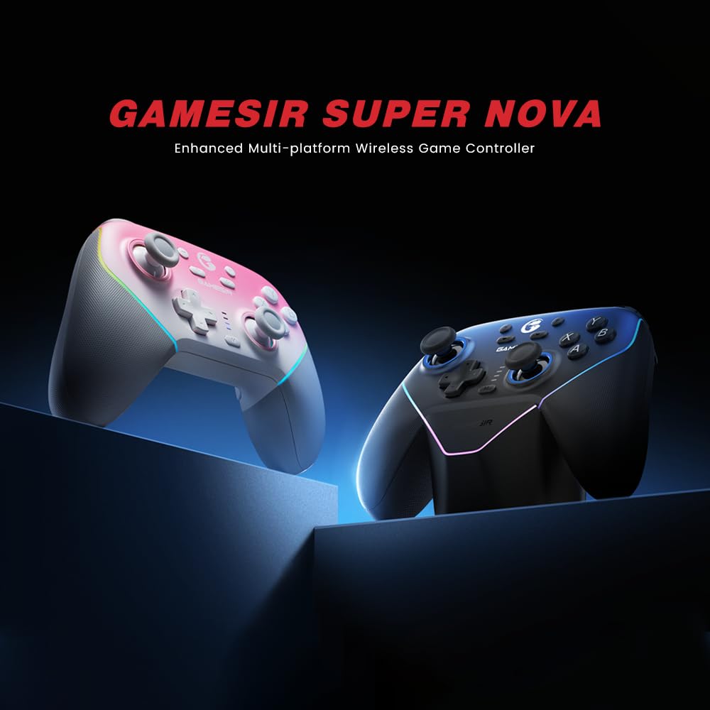 Геймпад GameSir Super Nova 1000 Гц з датчиками Холла та RGB-підсвічуванням